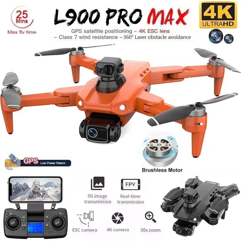 Drone Kit Professional - L900 Pro MAX GPS 드론 4K