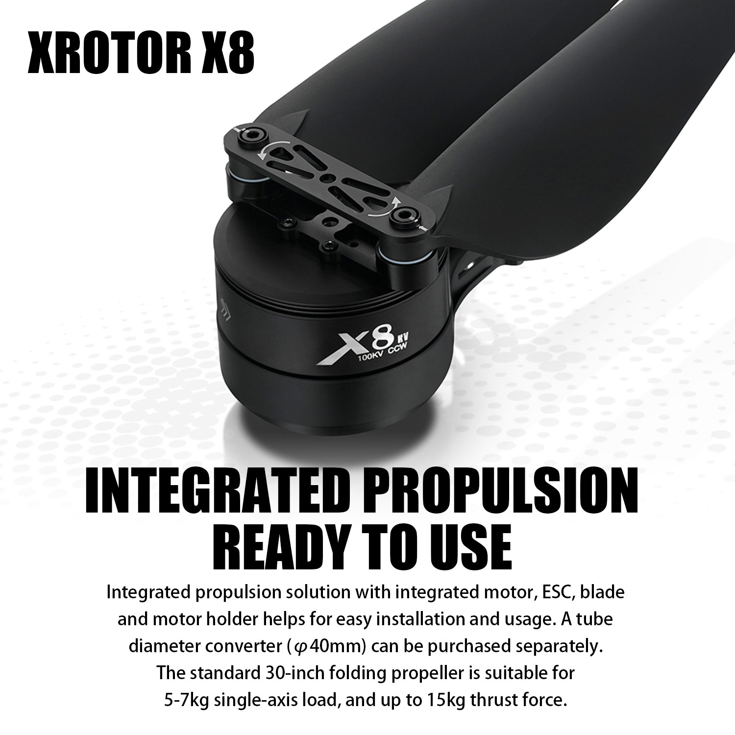 Drone Kit Heavy Lift - X8 파워 시스템 키트: 100KV 모터