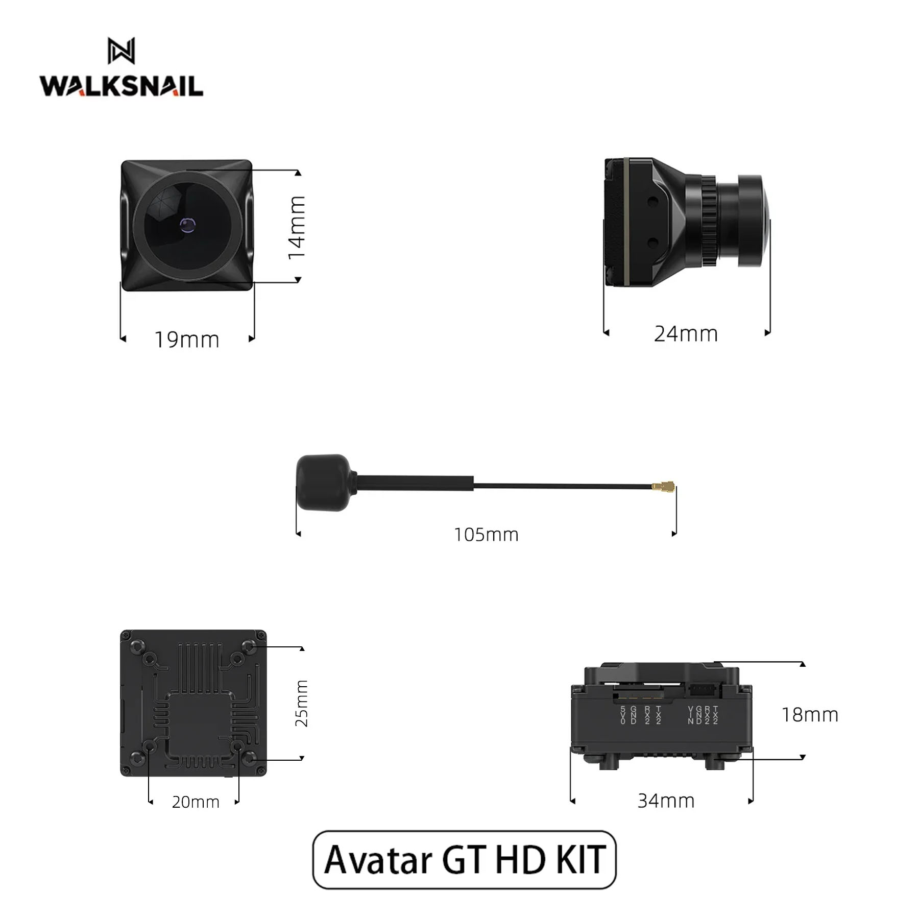 Walksnail 아바타 GT HD 키트 2W VTX  - Drone Kit Long Range 리뷰 및 가격