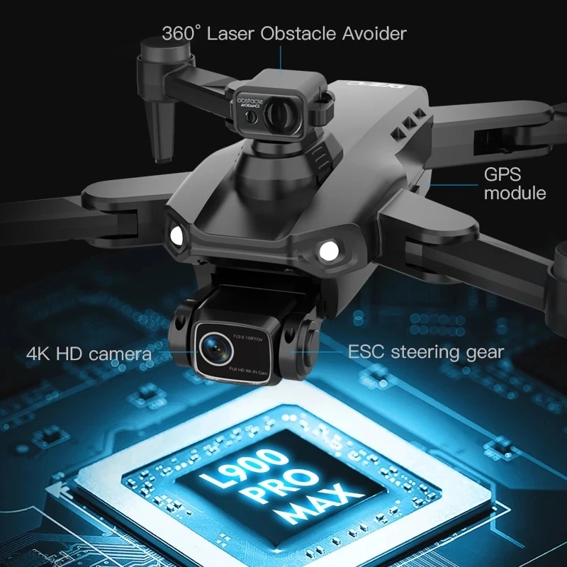 L900 Pro MAX GPS 드론 4K 전문 HD 듀 - Drone Kit Professional 리뷰 및 가격