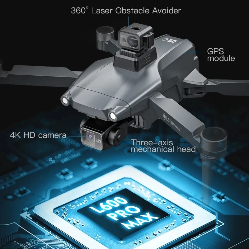 L600 PRO MAX GPS 드론 전문 4K 3축 P - Drone Kit Professional 리뷰 및 가격